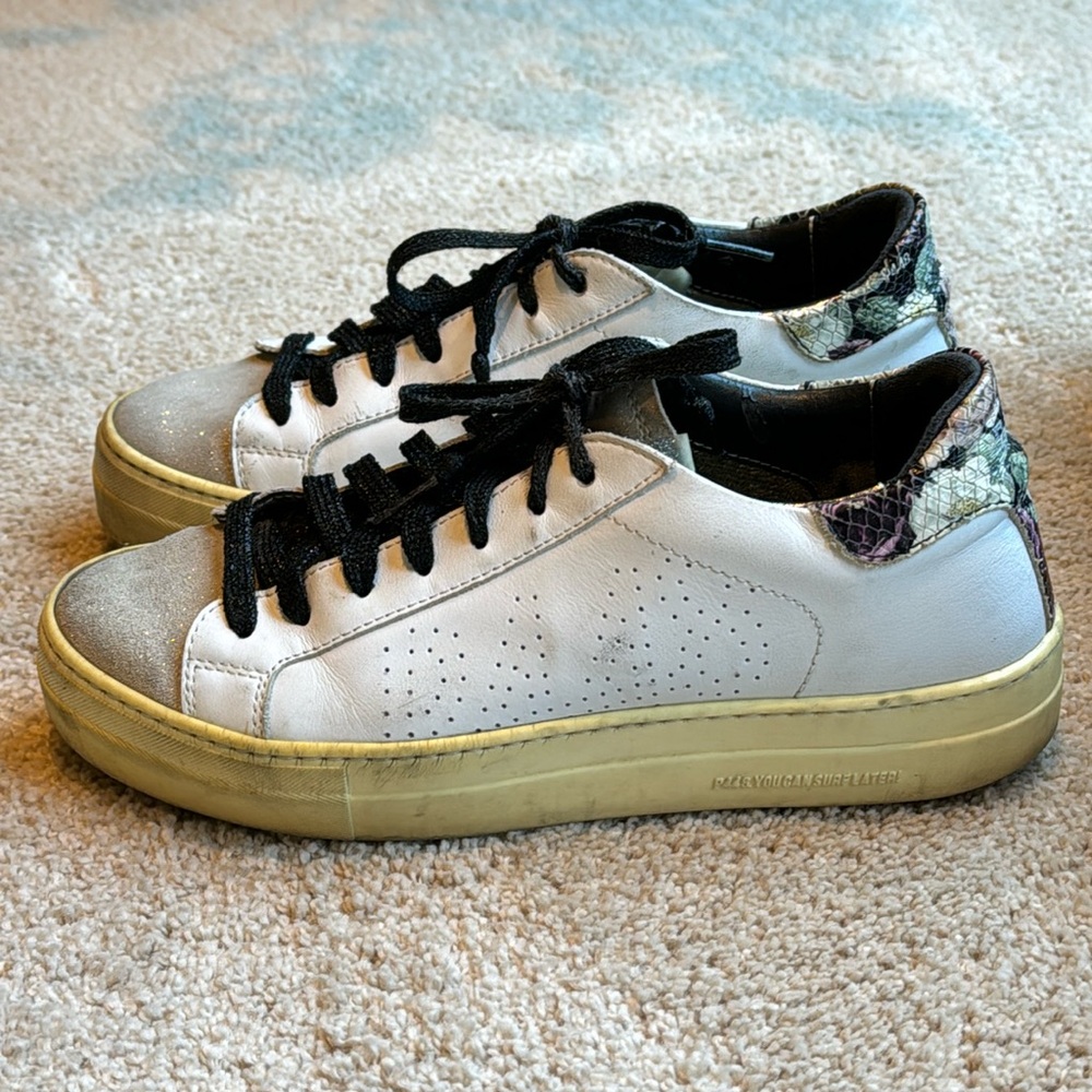 Women’s P448 Thea leather sneakers